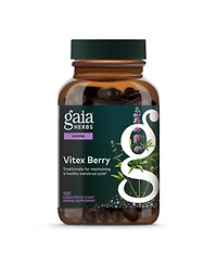 Gaia Herbs Vitex Berry (Chaste Tree) - Supports Hormone Balance & Fertility for Women