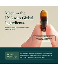 Gaia Herbs Cranberry Concentrate - Helps Maintain Urinary Tract Health - Made With Organic Cranberry Fruit Juice Extract in Convenient Capsules