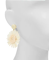 Patrica Nash Gold-Tone Plated Sunflower Earrings