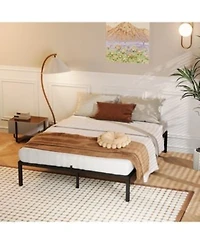 Gaomon Bed Frame 14 X22 Metal Platform Bed Frame Heavy Duty Metal Bed Frame With Iron Slat Support Under Bed Storage 800 Lbs Weight Capacity