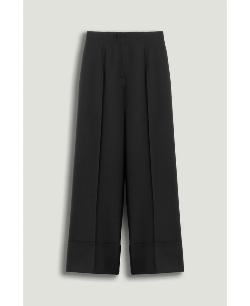 Nocturne Women's Cuffed Wide-Leg Trousers