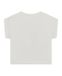 Guess Girls' 7-16 Midi Length Boxy Short-Sleeve T-Shirt