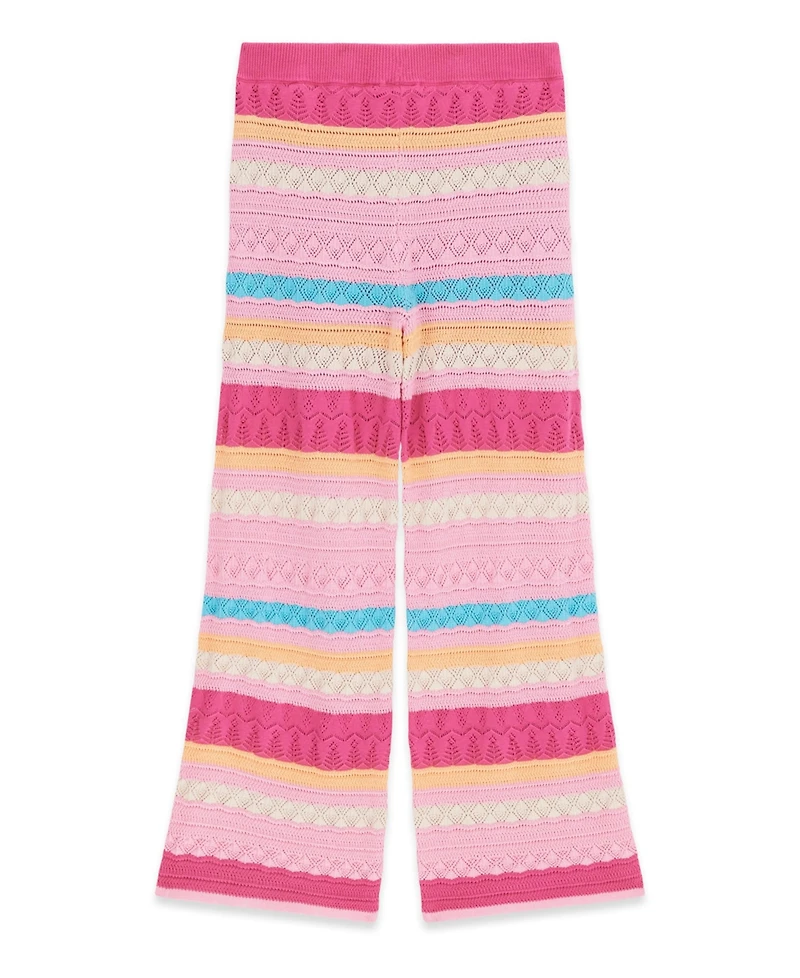 Guess Girls' 7-16 Crochet Palazzo Pants