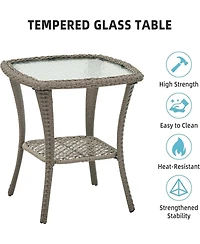 gaomon 3-Piece Outdoor Patio Bistro Set