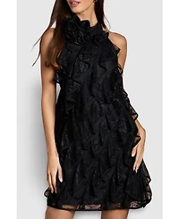 Coast Women's Lace Frill Mini Dress