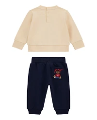 Guess Baby Boys' Knit Top and Pants, 2-Piece Set