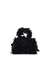 Pre-Owned Balenciaga Xs Hourglass Top Handle Bag Satin Ribbon Embellished