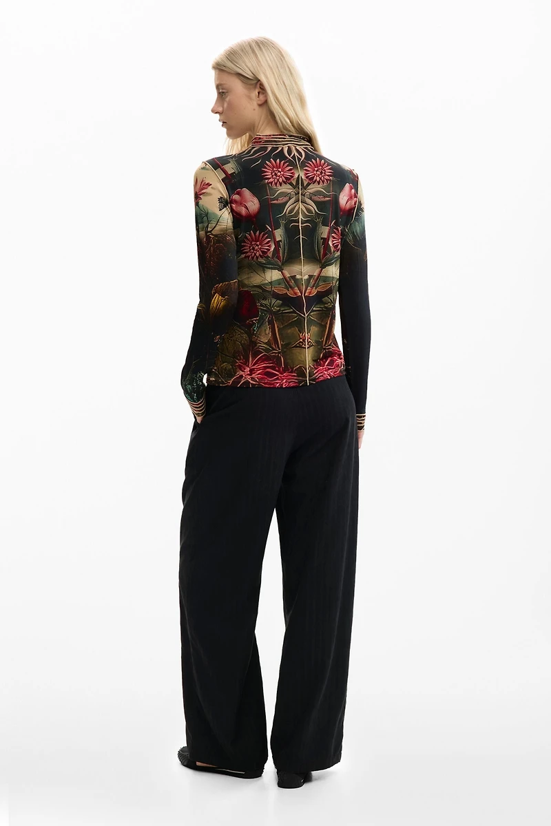 Desigual Women's Printed high neck t-shirt