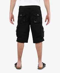 Xray Men's Cargo Shorts Camo & Solid Colors 12.5" Inseam Knee Length Classic Fit Multi Pocket