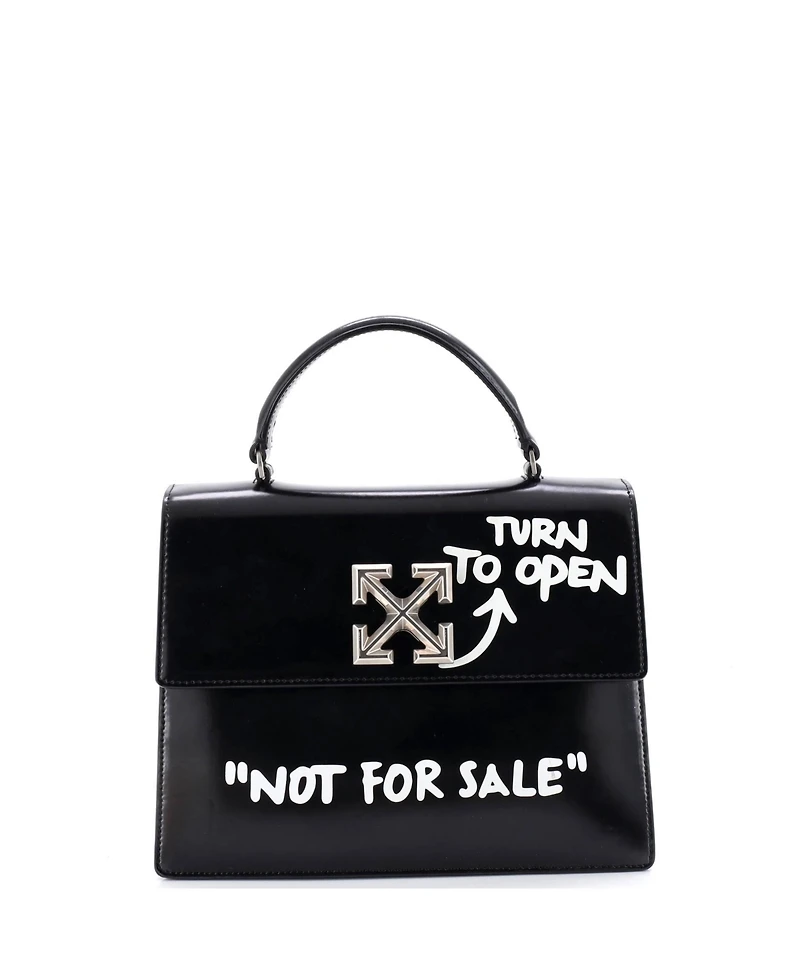 Pre-Owned Off White Jitney 2.8 Bag Printed Leather