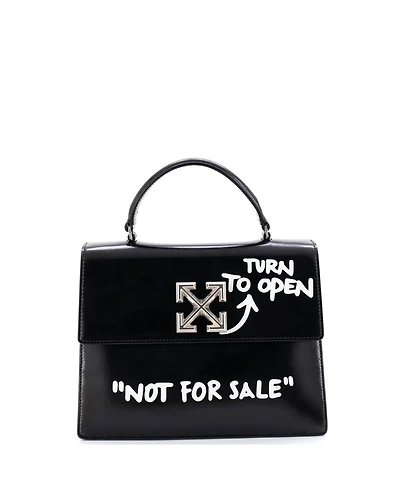 Pre-Owned Off White Jitney 2.8 Bag Printed Leather