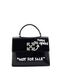 Pre-Owned Off White Jitney 2.8 Bag Printed Leather