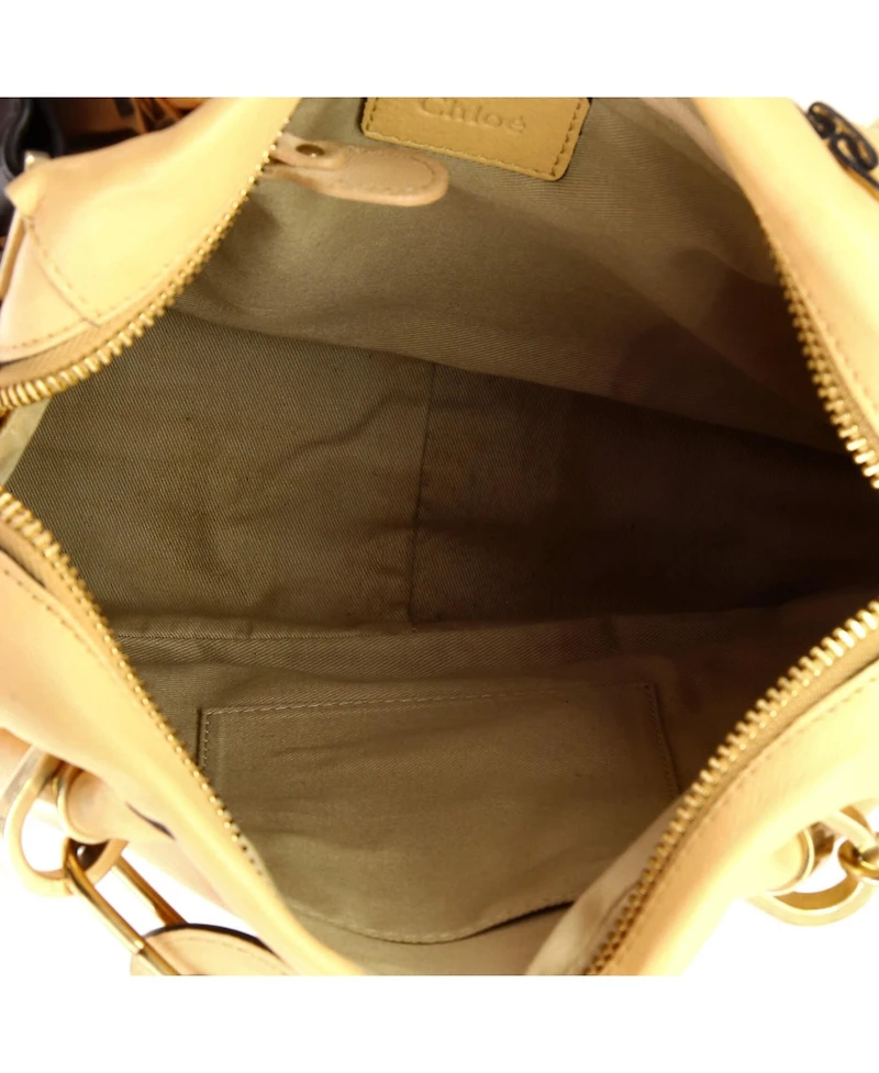 Pre-Owned Chloe Medium Paraty Top Handle Bag Leather