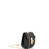 Pre-Owned Chloe Mini Drew Crossbody Bag Leather