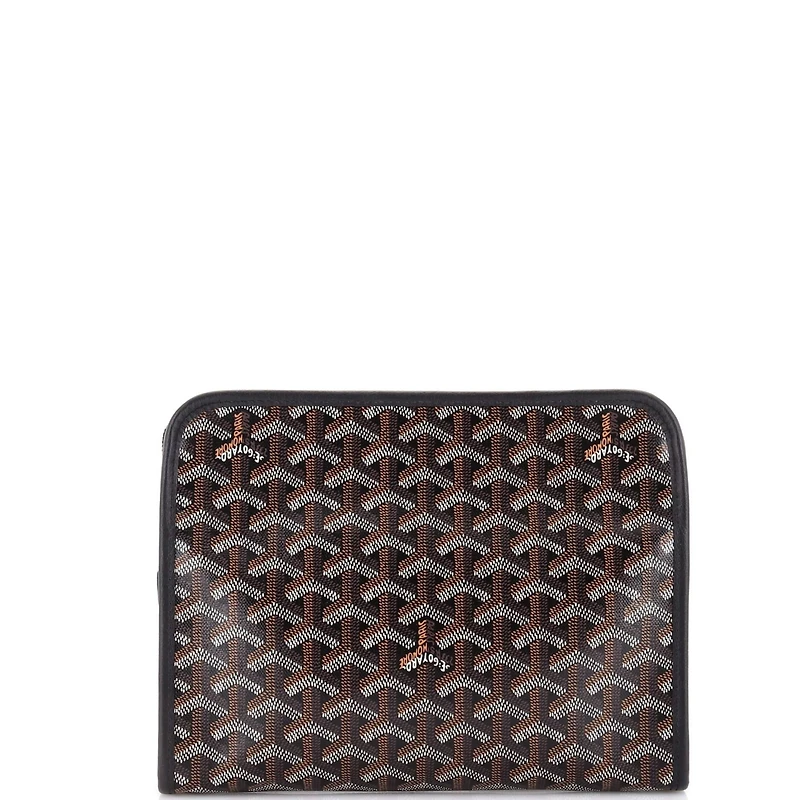Pre-Owned Goyard Mm Jouvence Toiletry Pouch Coated Canvas