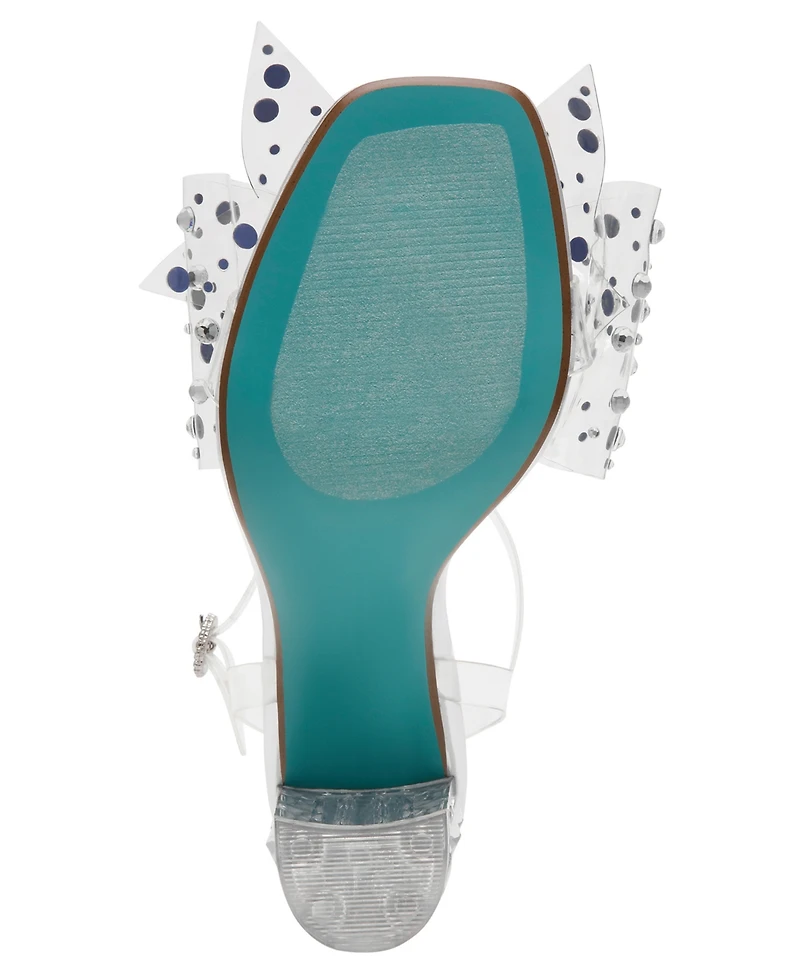 Betsey Johnson Women's Pratt Square Toe Sandals