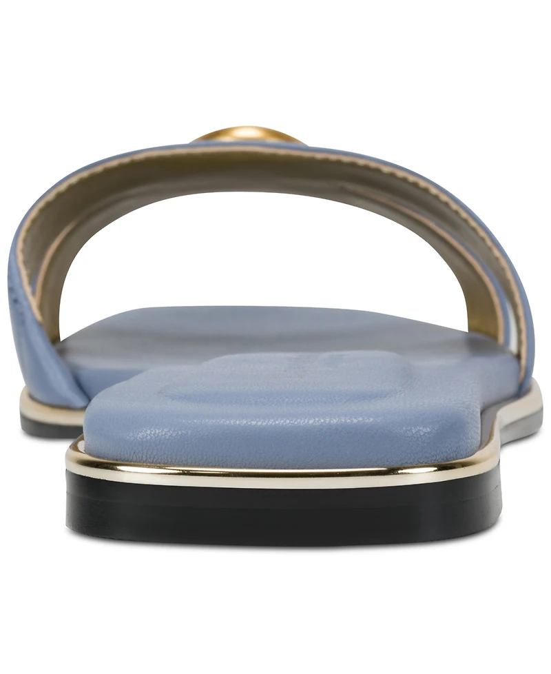 Donna Karan New York Women's Halo Slip-On Flat Sandals