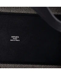 Pre-Owned HERMES Cabas H en Biais Tote Canvas with Leather