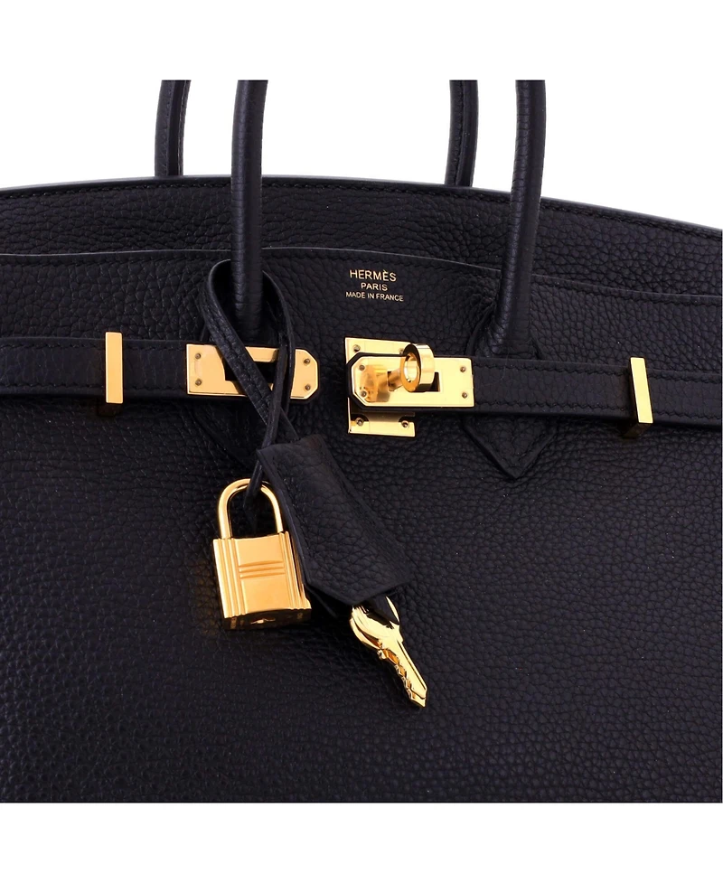 Pre-Owned Hermes Birkin Handbag Togo with Gold Hardware