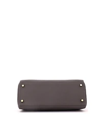 Pre-Owned HERMES Kelly 28 Handbag Grey Togo with Gold Hardware