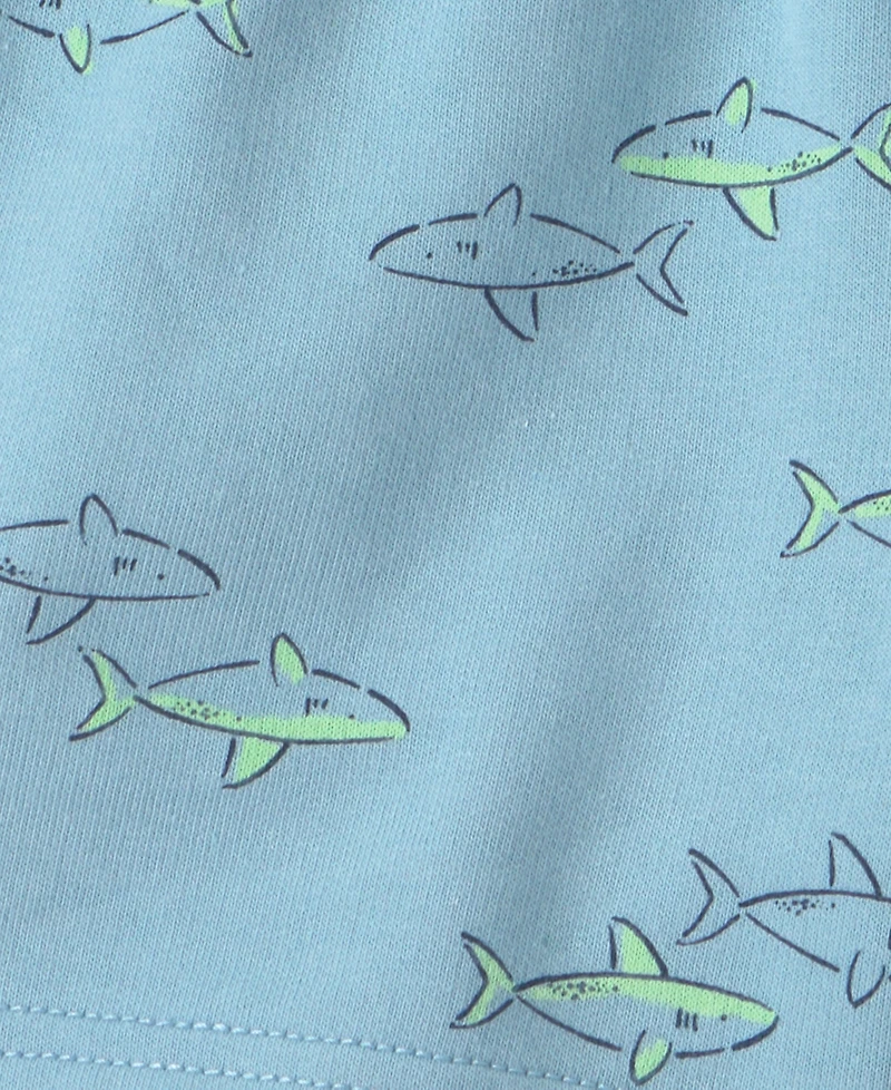 Carter's Boys' 2T-5T Shark Top and Shorts, 2-Piece Set