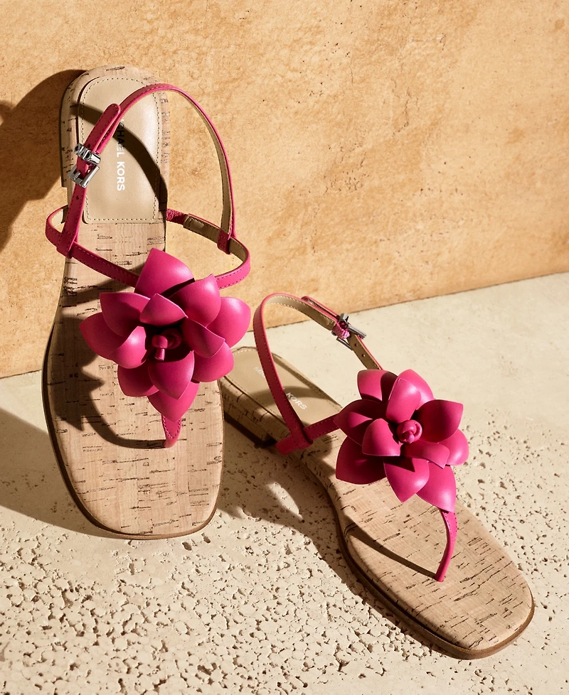 Michael Kors Women's Jacie Buckle Flat Sandals
