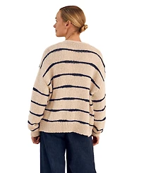 Celtic & Co. Women's Long Sleeve Drop Stitch Cardigan