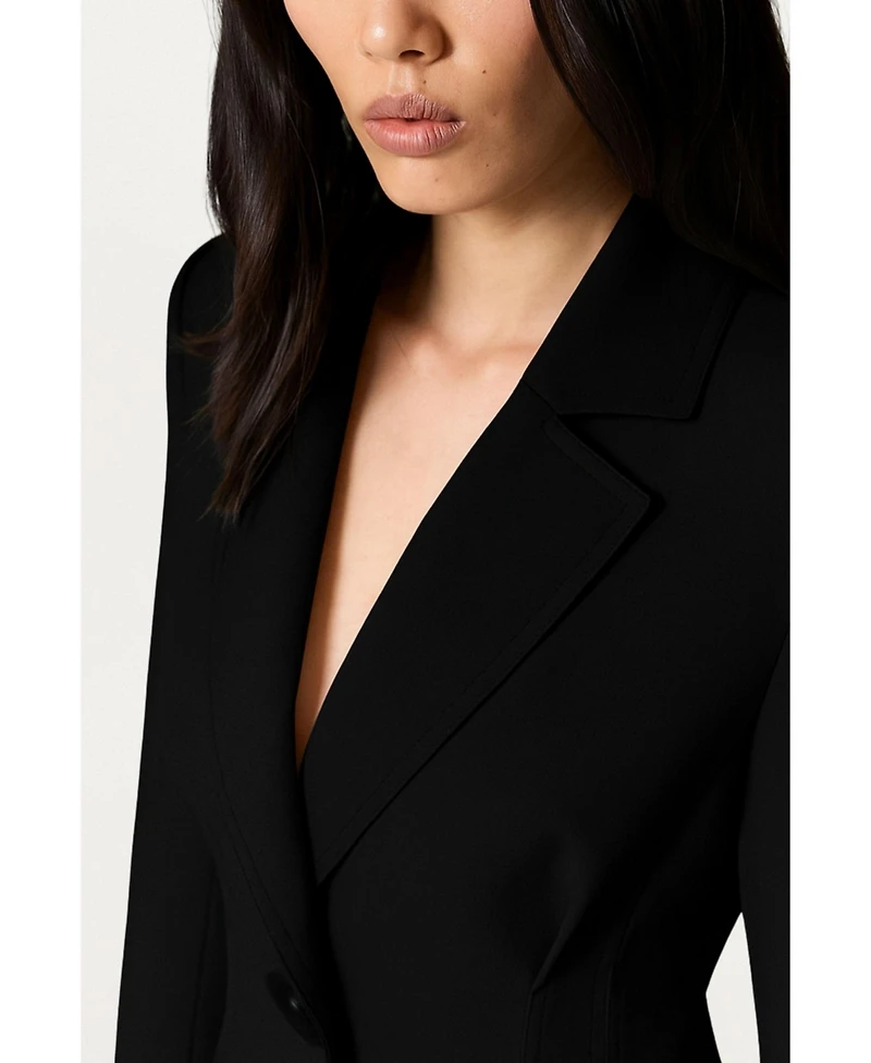 Nocturne Women's Sculpted Single-Button Tailored Jacket