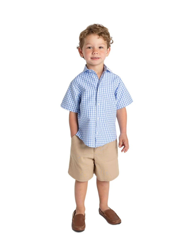 Florence Eiseman Little Boy Linen Look Short