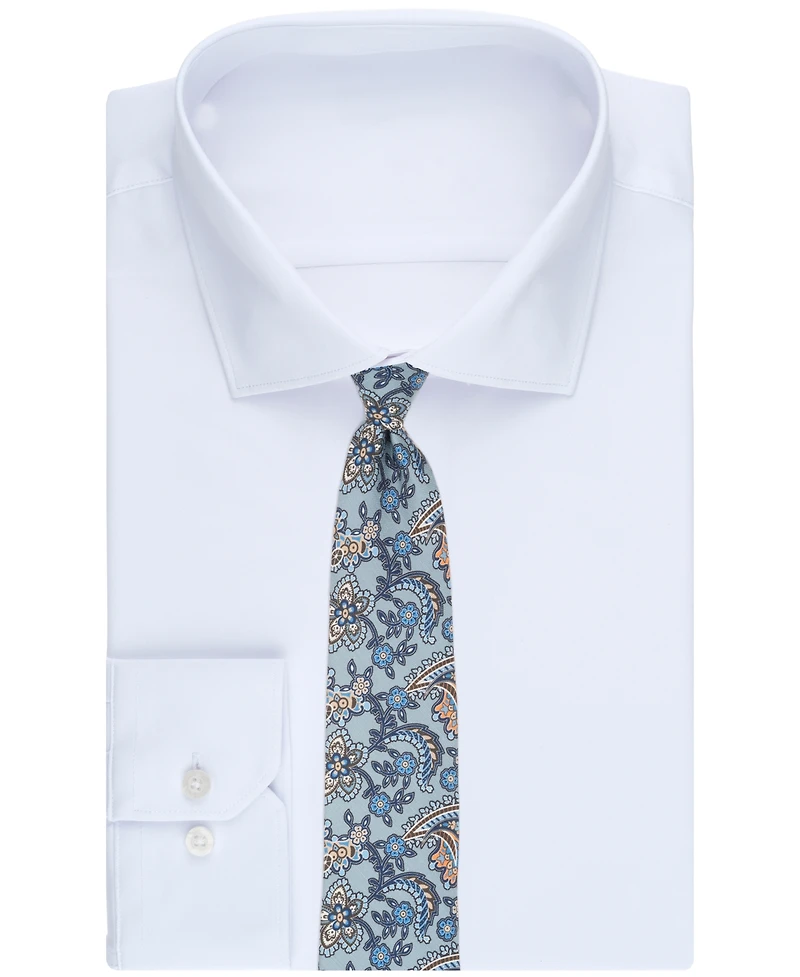 B by Brooks Brothers Men's Paisley Pattern Tie