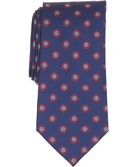 B by Brooks Brothers Men's Basket Double Flower Pattern Tie