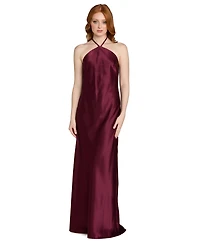 Morgan & Company Juniors' Halter-Neck Slip Dress
