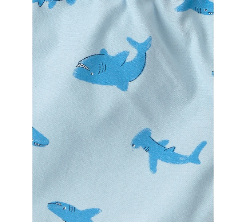 Carter's Boys' 2T-5T Shark Tank Top & Short, 2-Piece Set