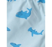 Carter's Boys' 2T-5T Shark Tank Top & Short, 2-Piece Set