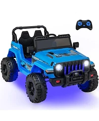 Mecale 12V Kids Ride-on Jeep Car with 2.4 G Remote Control