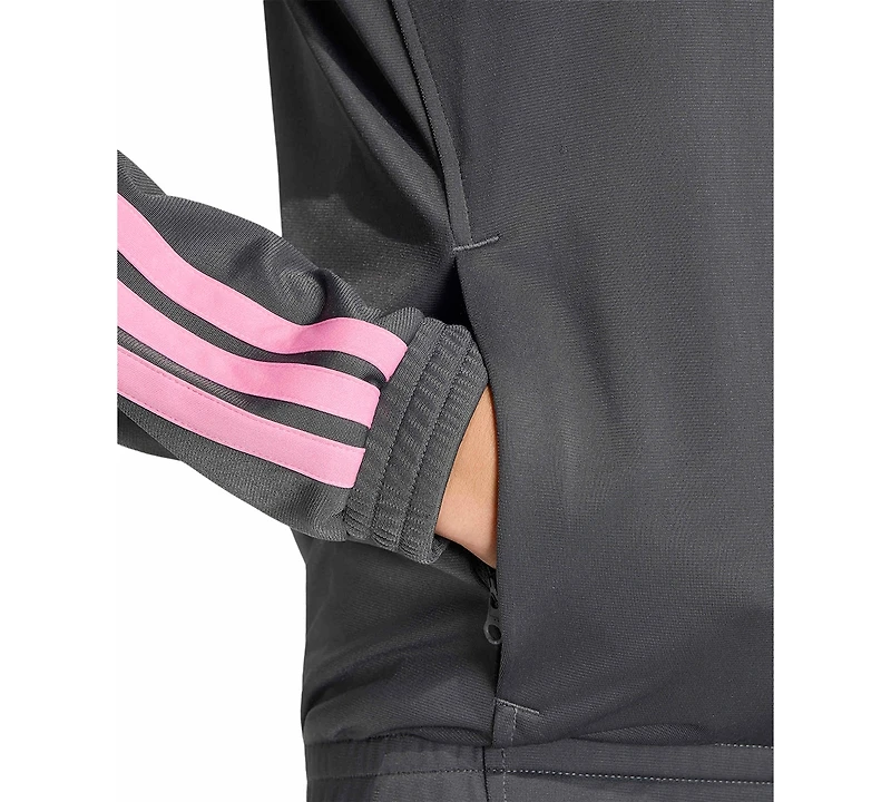 adidas Women's Tricot 3-Stripes Track Jacket