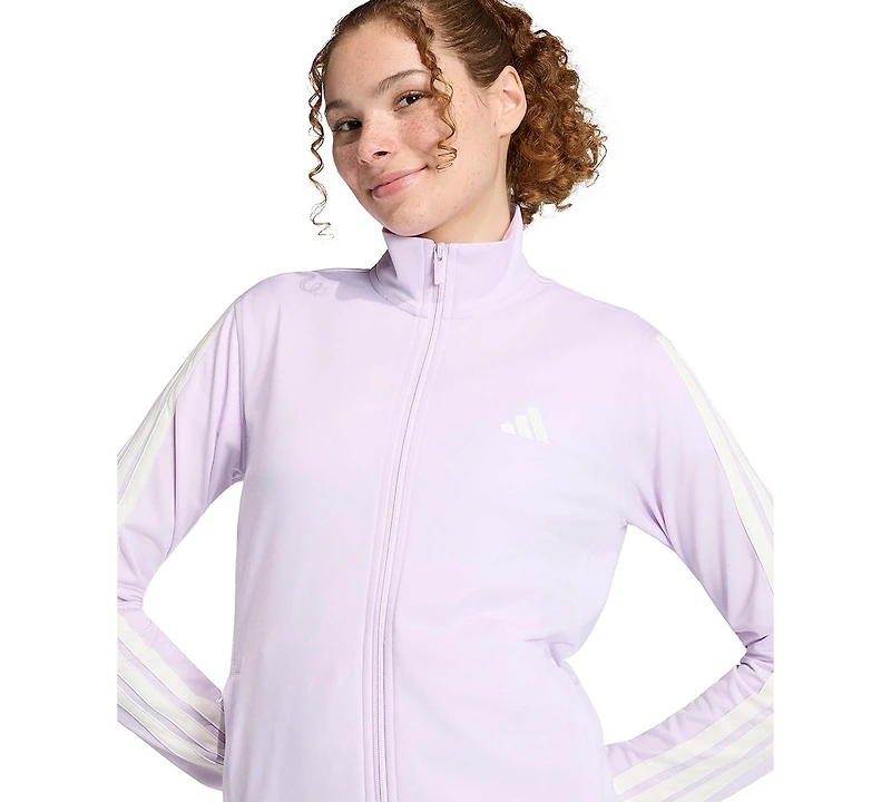 adidas Women's Tricot 3-Stripes Track Jacket