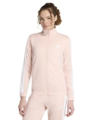 adidas Women's Tricot 3-Stripes Track Jacket