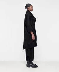 Leem Women's Boxy Biker Coat