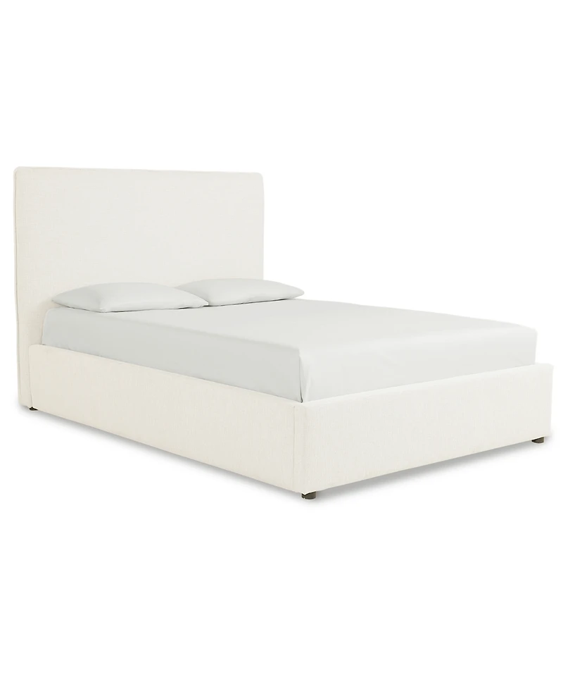 Marcel 86" Upholstered Flanged Seam King Bed
