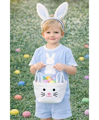 Bits & Bows Toddler Easter Bitty Bunny Basket Tote