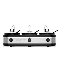 Chefman 2.5-Quart Each Triple Slow Cooker and Buffet Server