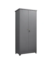 Clihome Outdoor Waterproof Storage Cabinet with Shelves