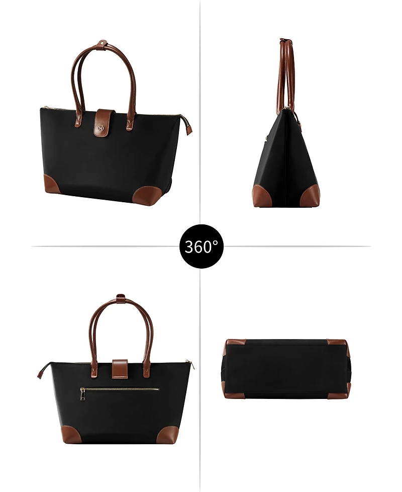 Women's Tote Nylon Top Zip Large Lifestyle Bag Eve Victoria Hyde