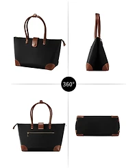 Women's Tote Nylon Top Zip Large Lifestyle Bag Eve Victoria Hyde