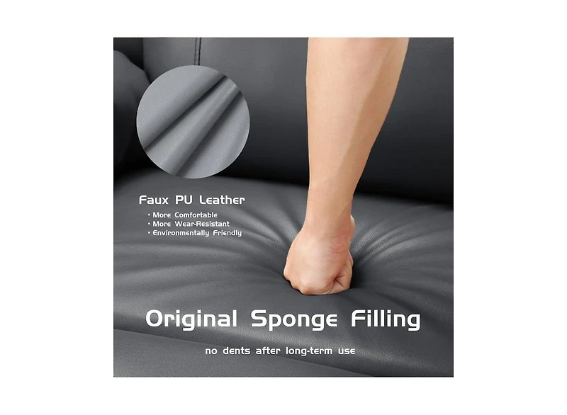 gaomon Oversized Recliner Chairs with Heat and Massage