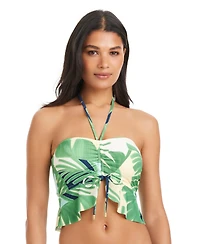 Sanctuary Women's Summer Breeze Convertible Ruffle Tankini Top