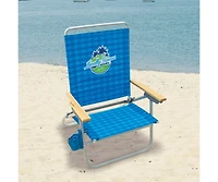 Tommy Bahama 4-Position Easy In-Easy Out Folding Beach Chair