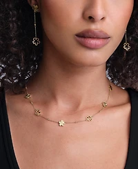 Olivia Burton Women's Forget Me Not Gold Tone Stainless Steel Necklace