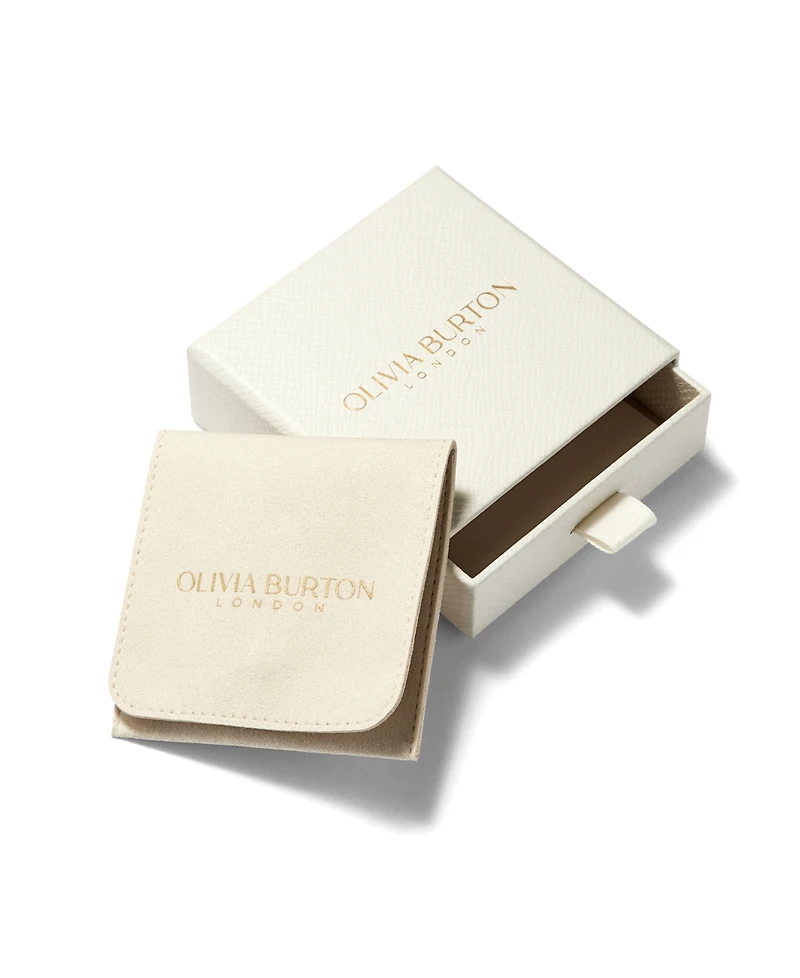 Olivia Burton Women's Chequerboard Link Gold Tone Stainless Steel Bracelet